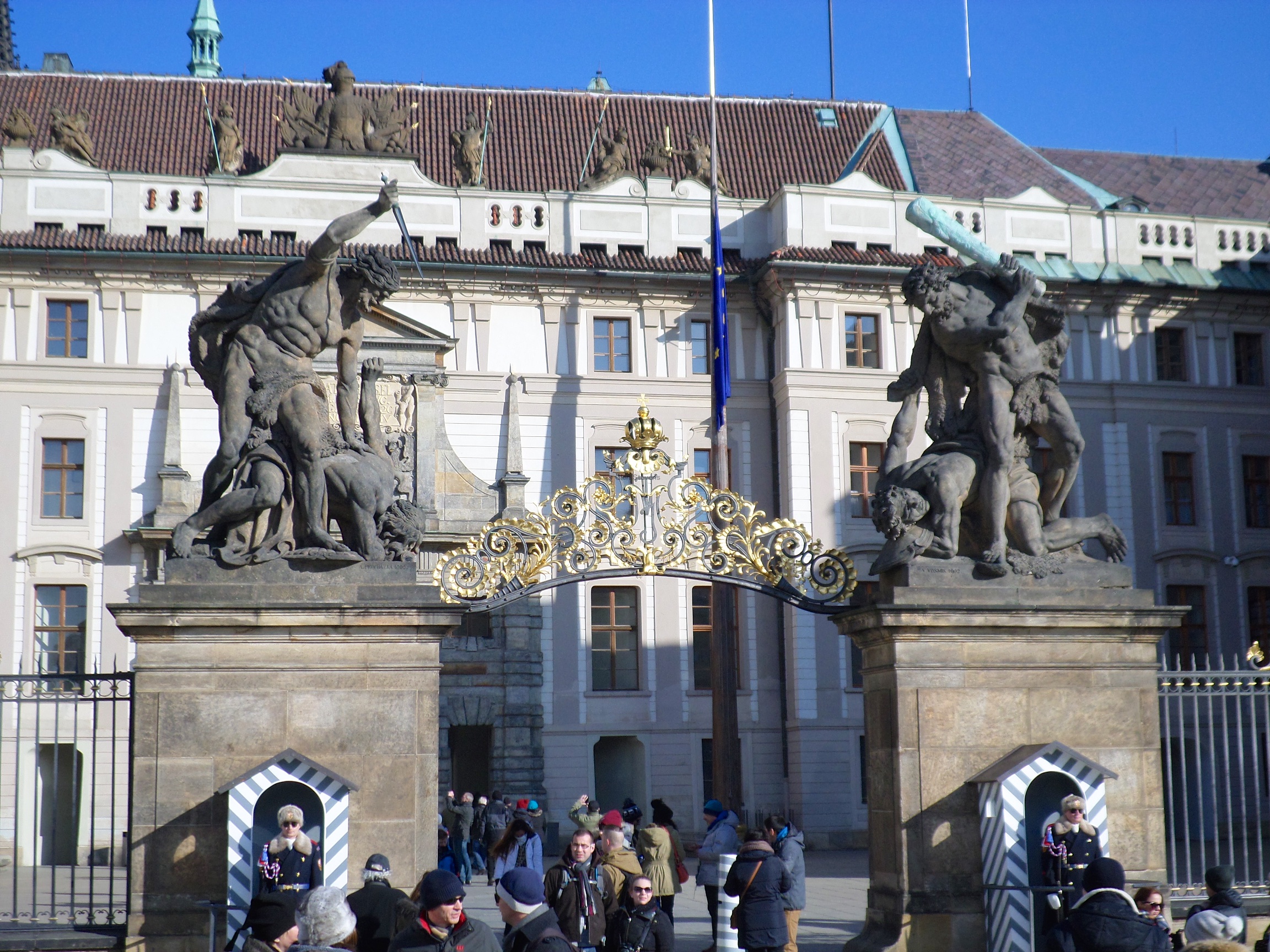 Main entrance to Prague Castle