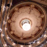 The ceiling of the Estates Theatre
